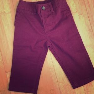 Carter’s Burgundy Khakis pants
